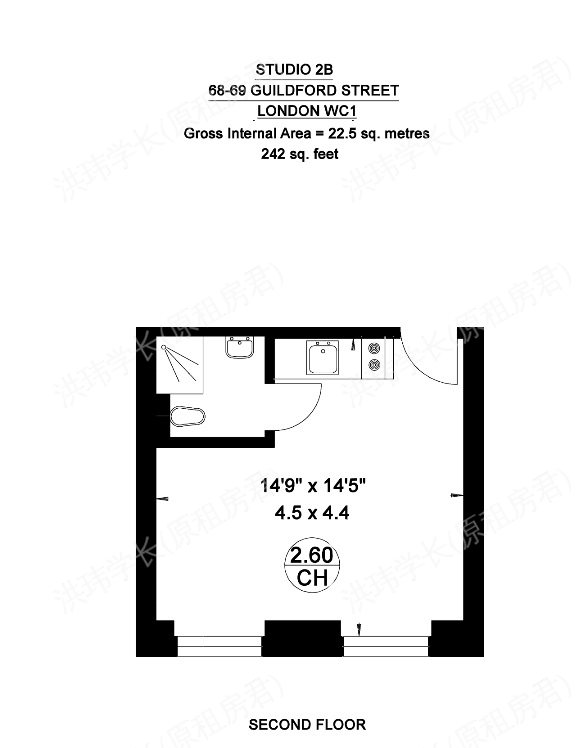 68-69 Guilford Street 公寓