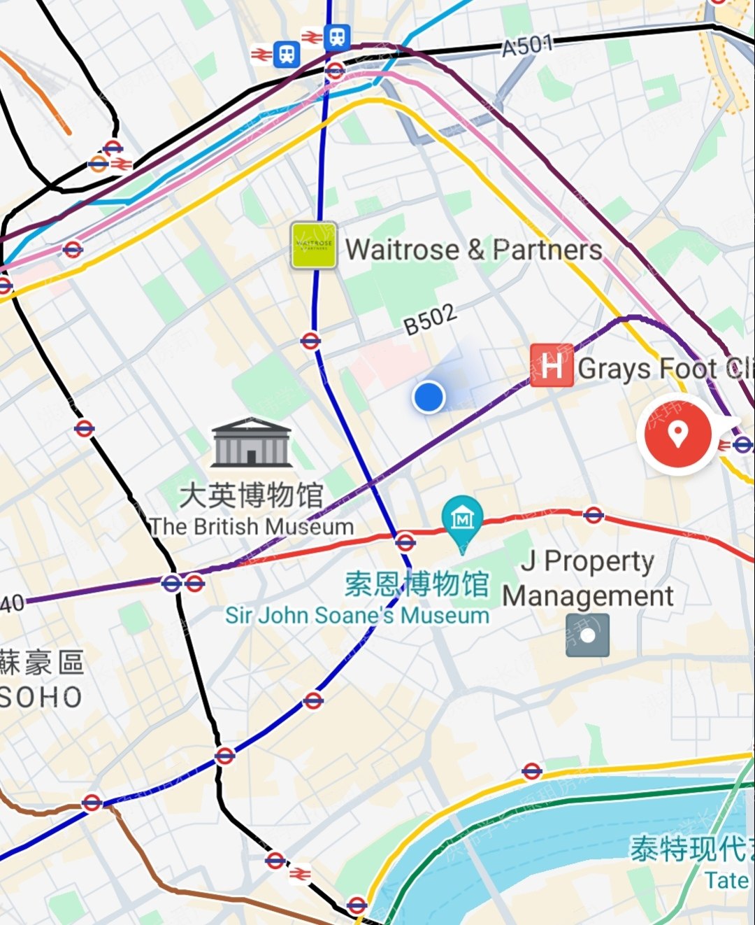 Holborn伦敦市中心复式公寓(四卧三卫)公寓
