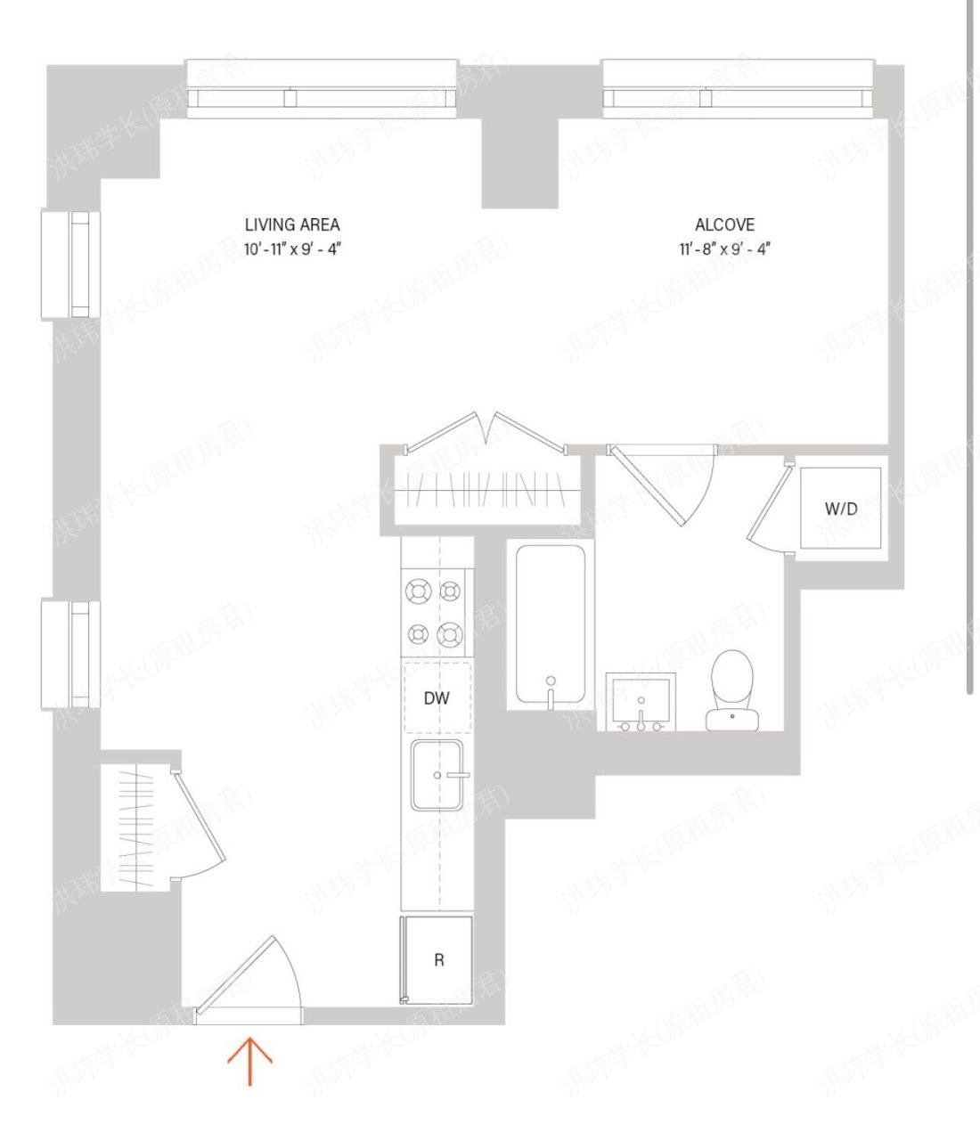 One Manhattan Square公寓