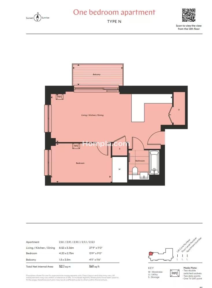 Oval village apartment