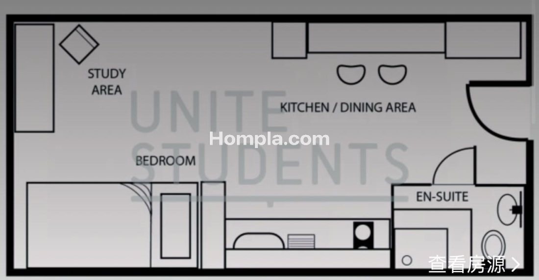 Unite Students apartment