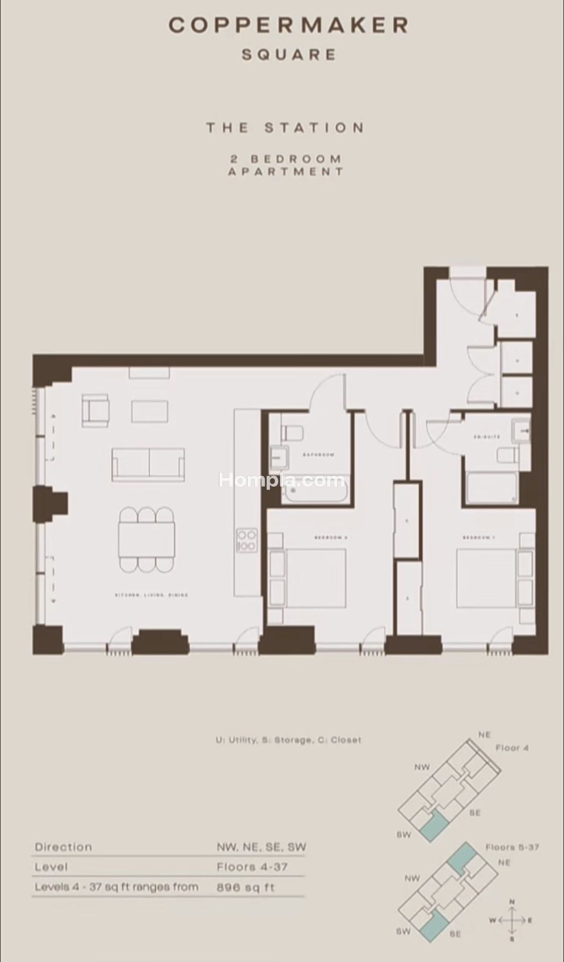 Xavier building, Coppermaker apartment