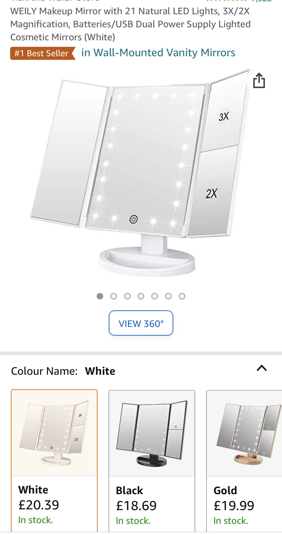 LED镜子