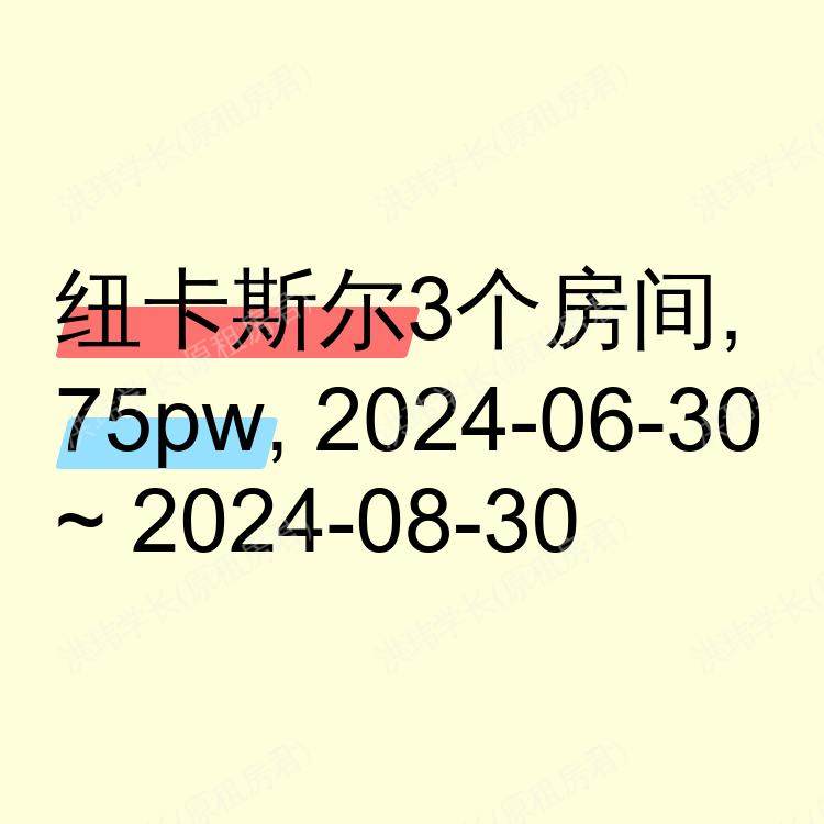 纽卡斯尔求租