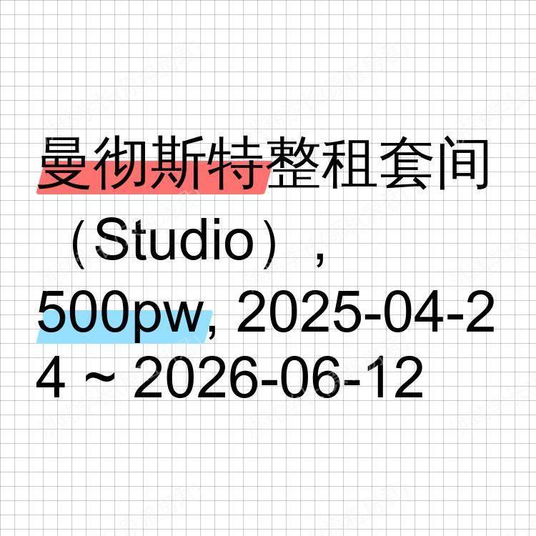 曼彻斯特求租