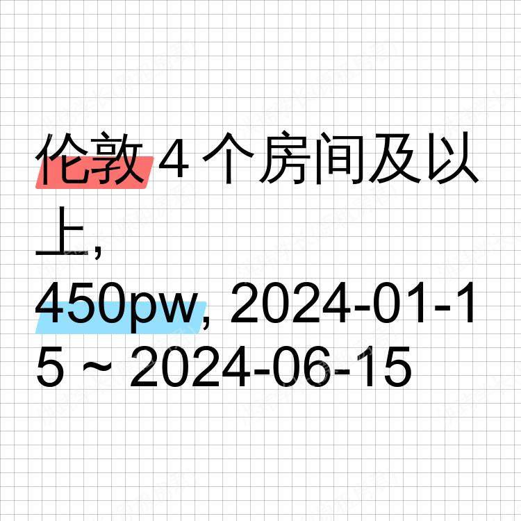 伦敦求租