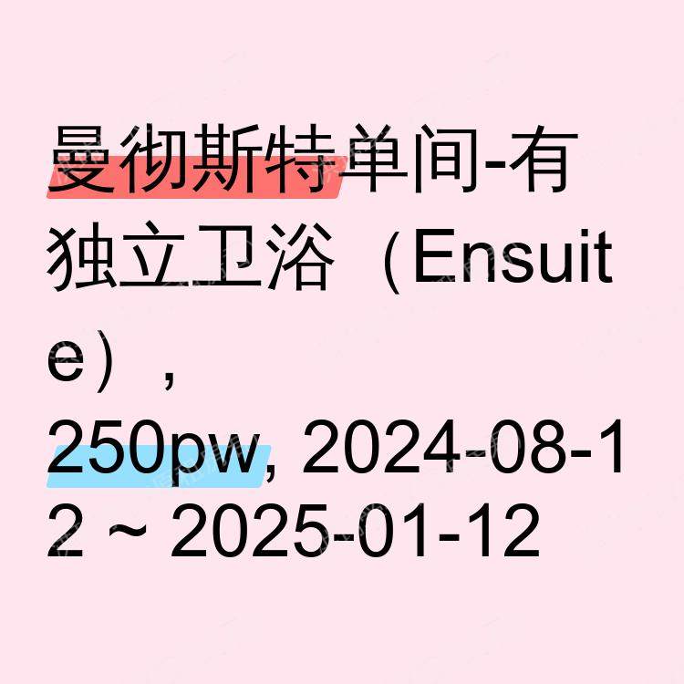 曼彻斯特求租