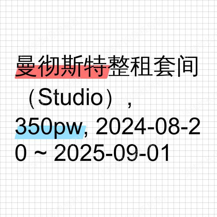 曼彻斯特求租