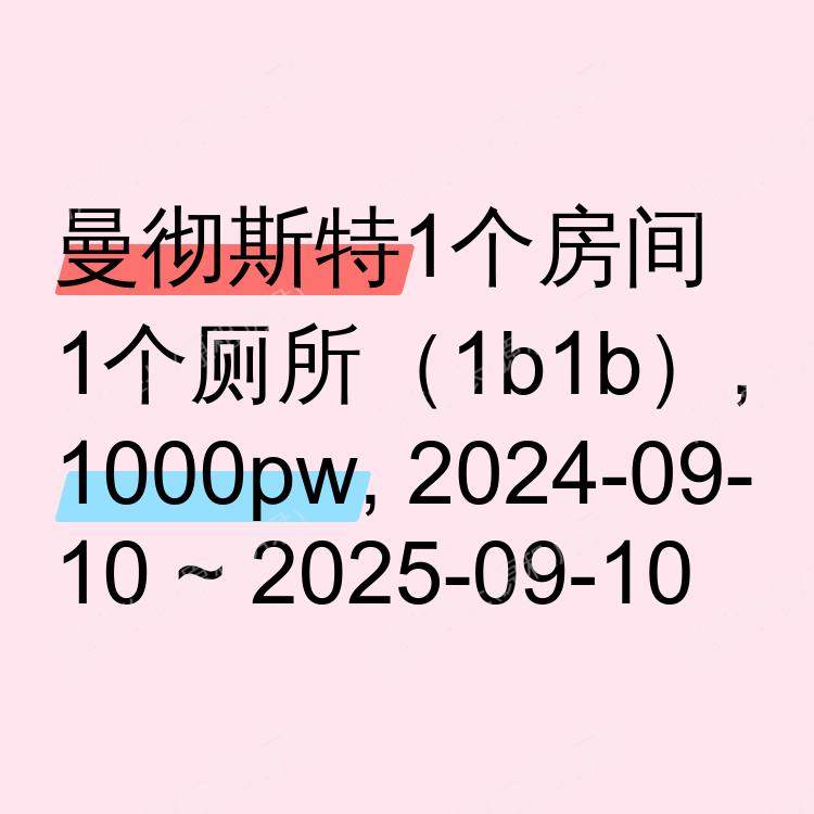 曼彻斯特求租