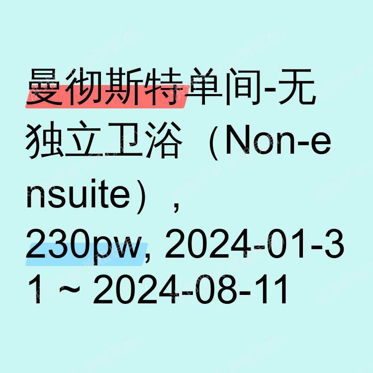 曼彻斯特求租