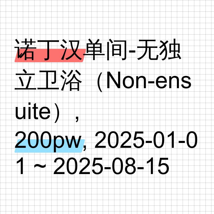 诺丁汉求租