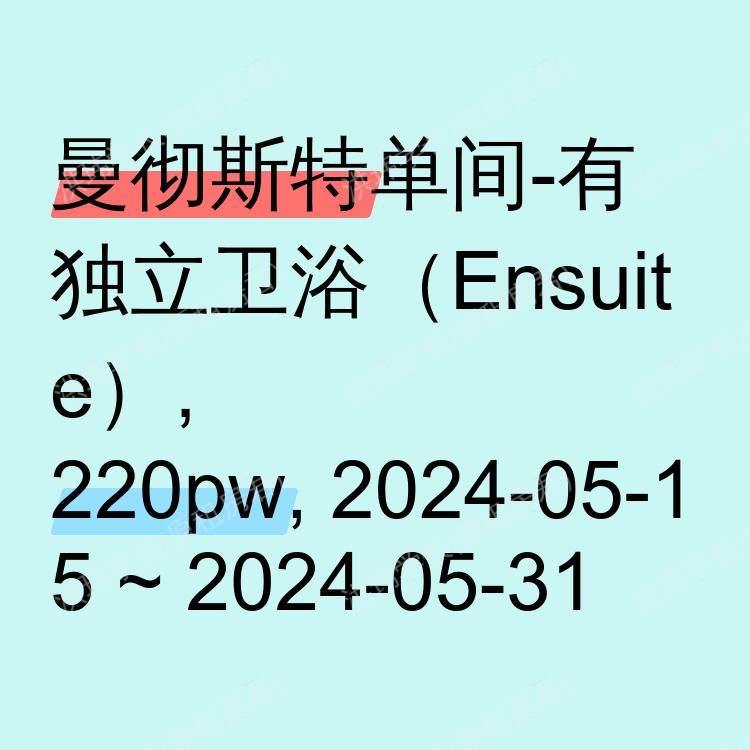 曼彻斯特求租