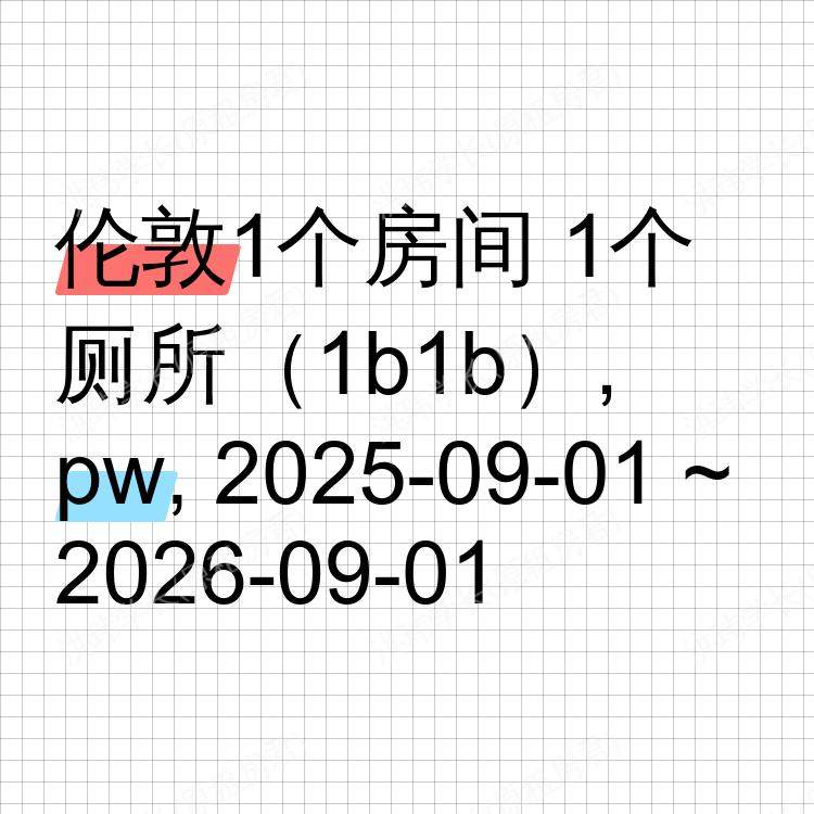 伦敦求租