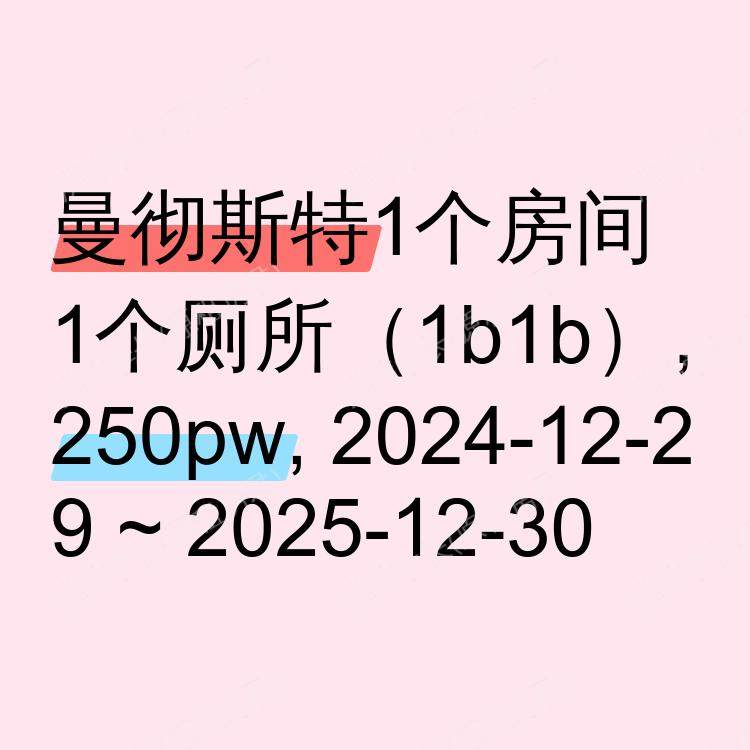 曼彻斯特求租