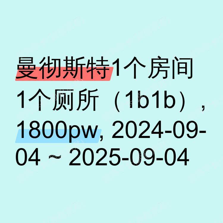 曼彻斯特求租