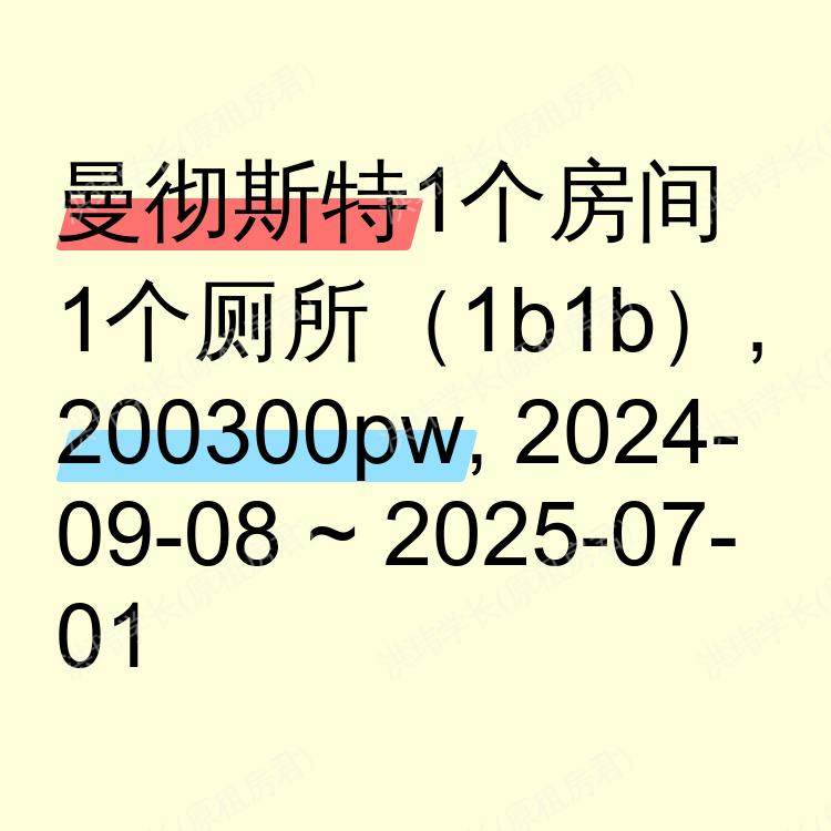 曼彻斯特求租