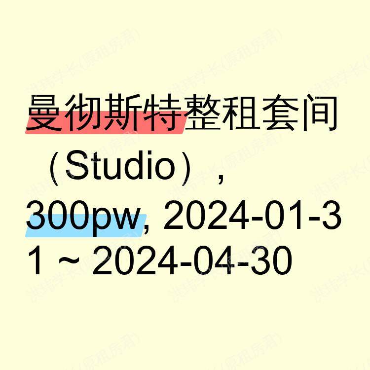 曼彻斯特求租