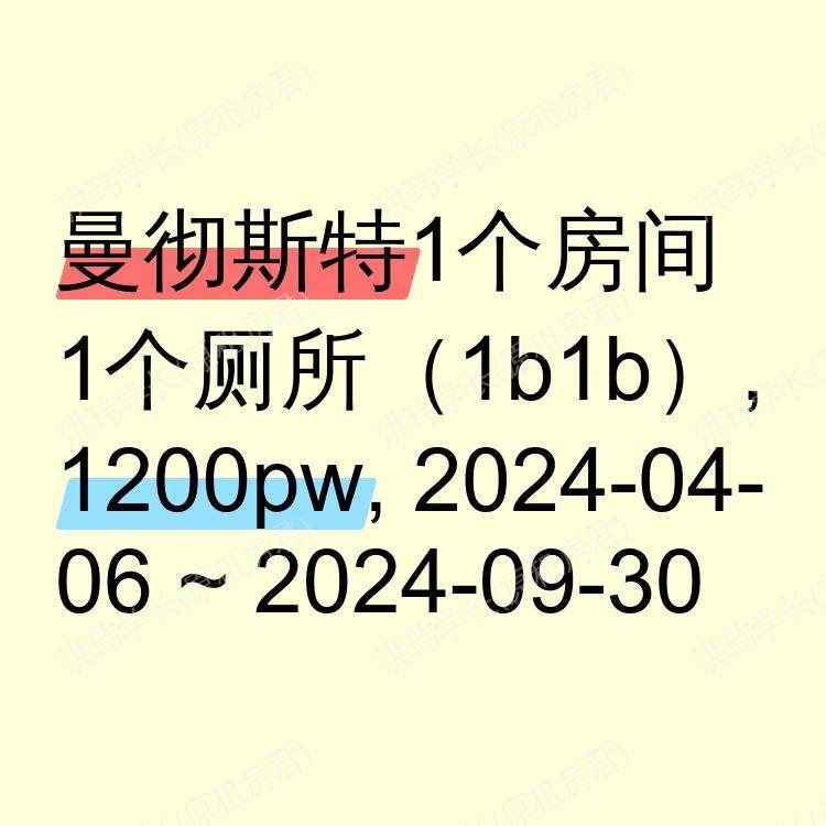 曼彻斯特求租