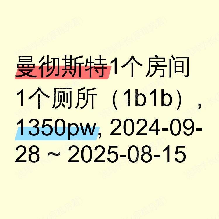 曼彻斯特求租