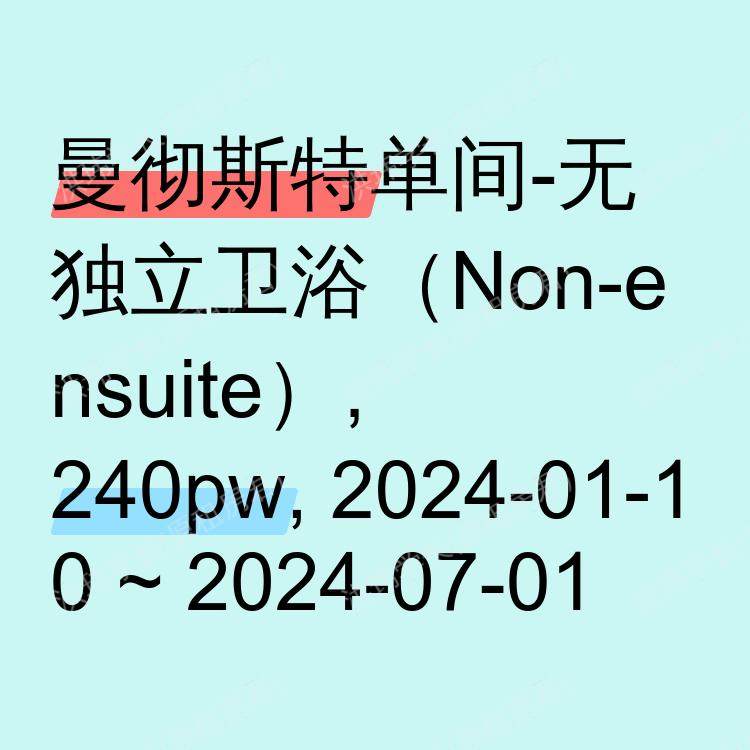 曼彻斯特求租