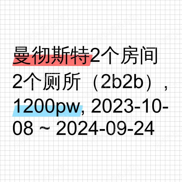 曼彻斯特求租