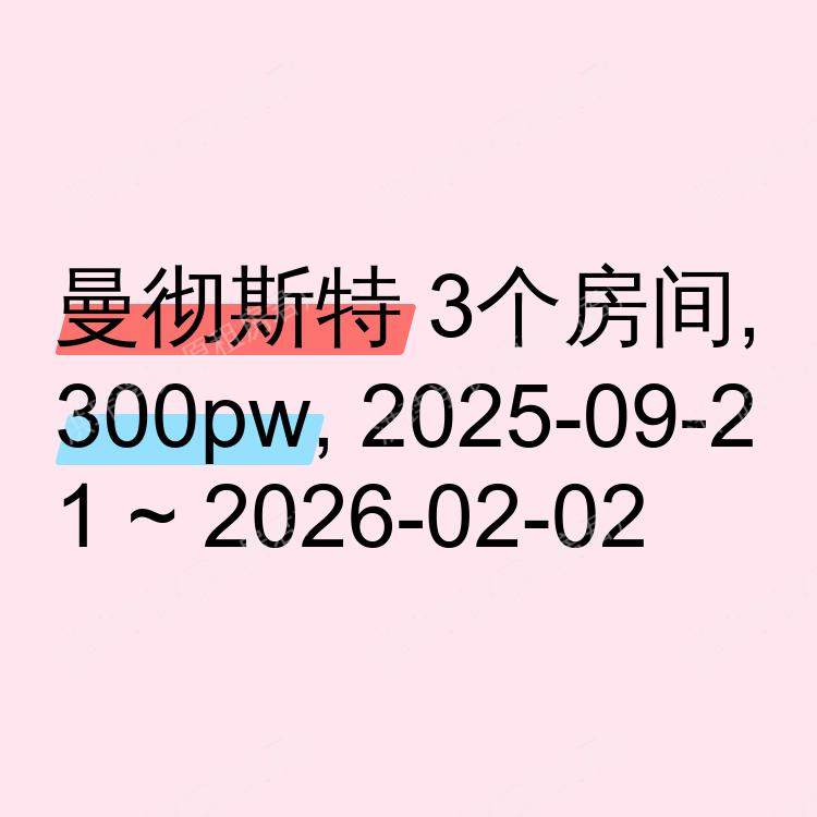 曼彻斯特求租