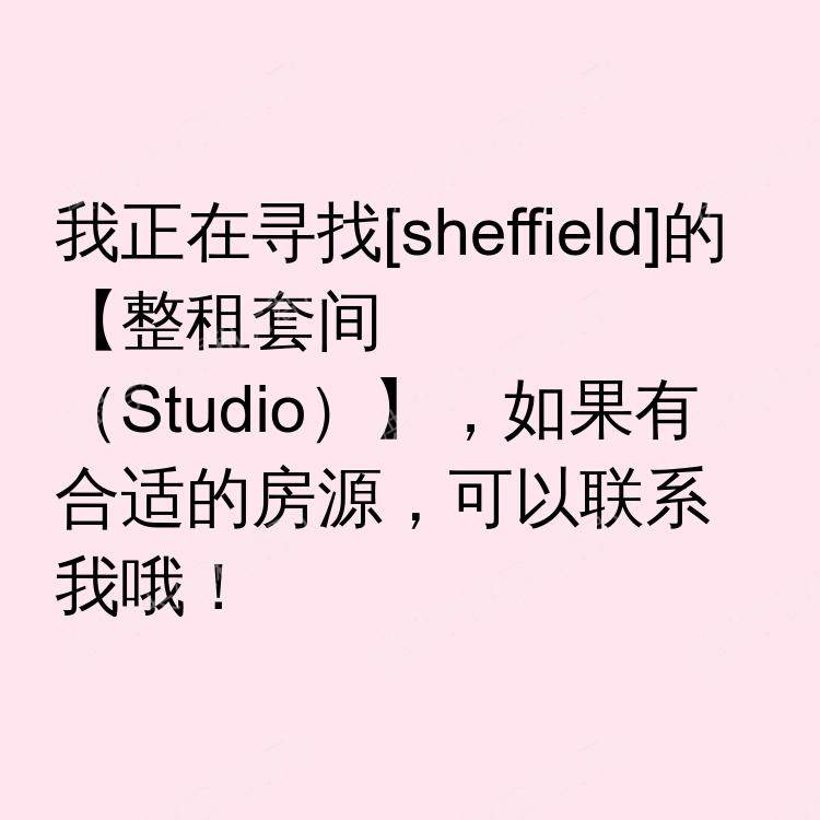 谢菲尔德求租
