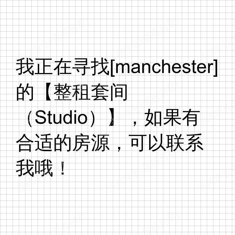 曼彻斯特求租