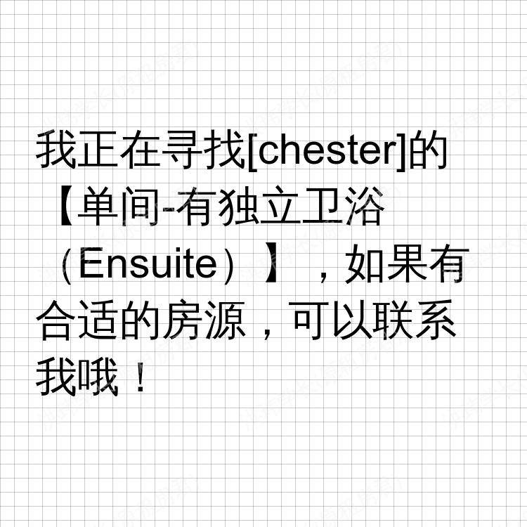 切斯特求租
