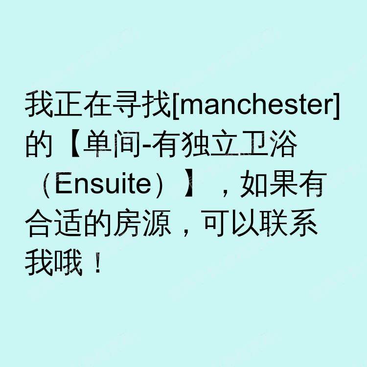 曼彻斯特求租