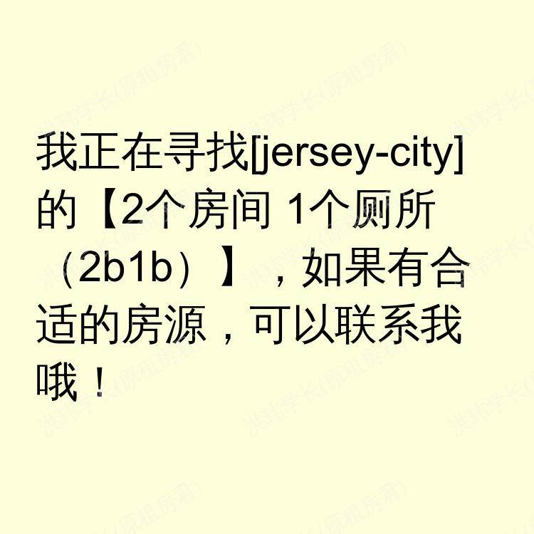 泽西市(新泽西州)求租