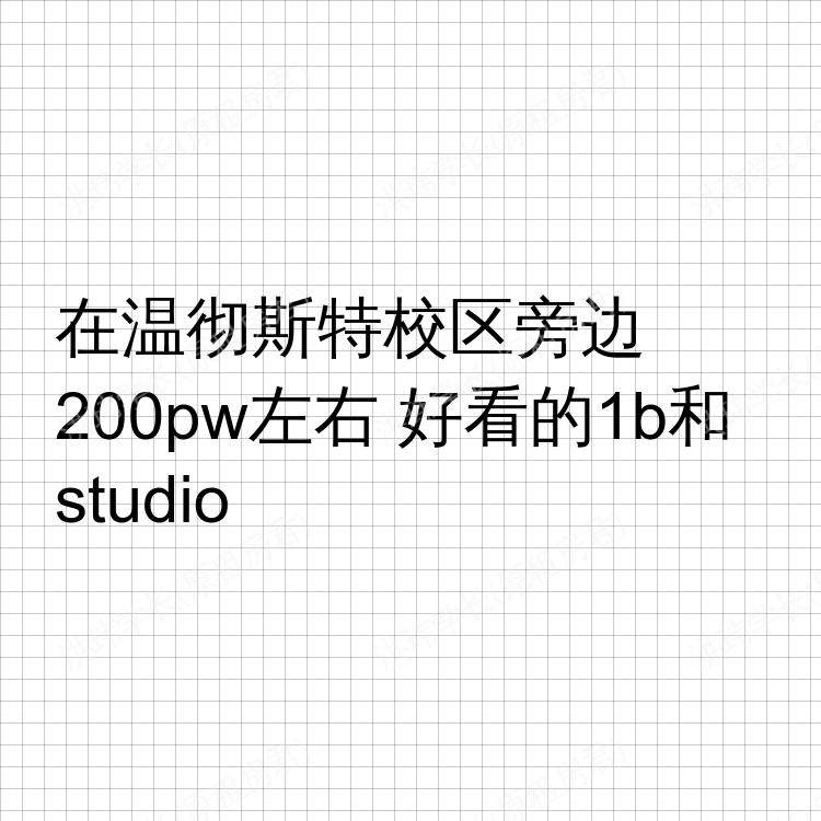 温彻斯特求租