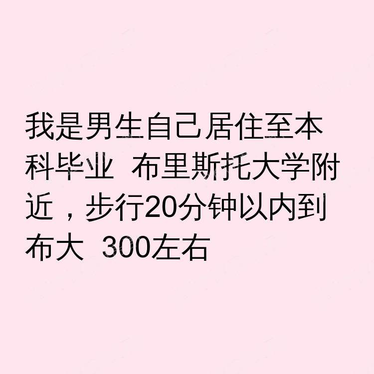 布里斯托求租
