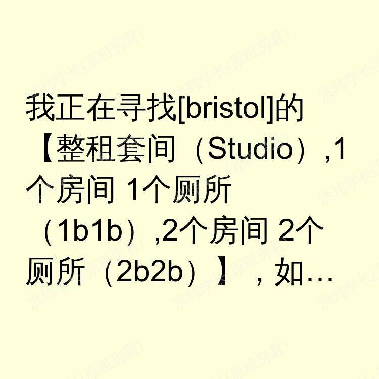 布里斯托求租