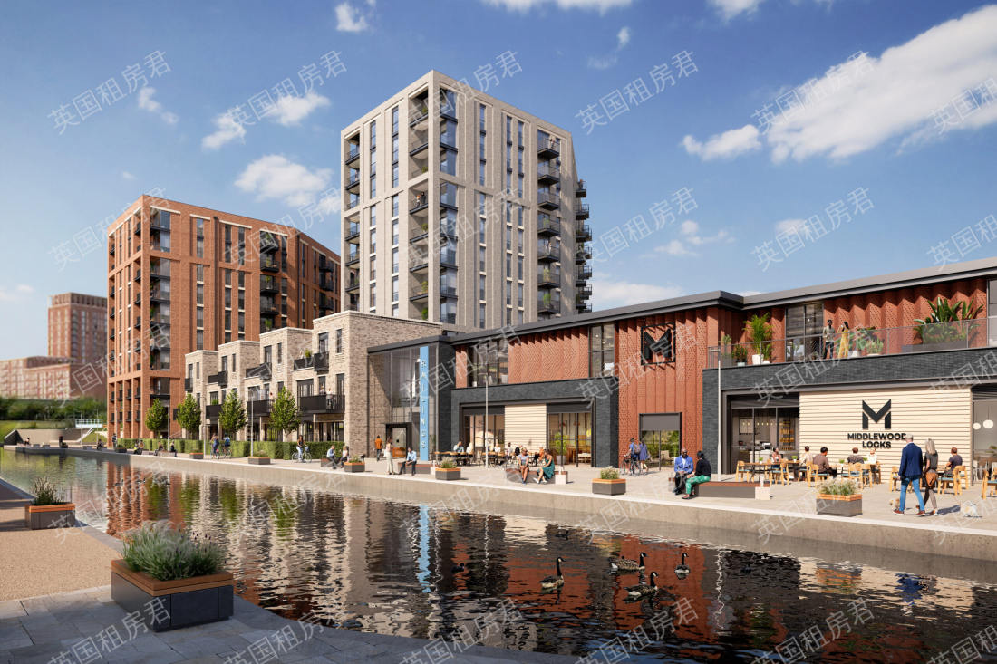 Salford - The Fution（Middlewood Locks）公寓