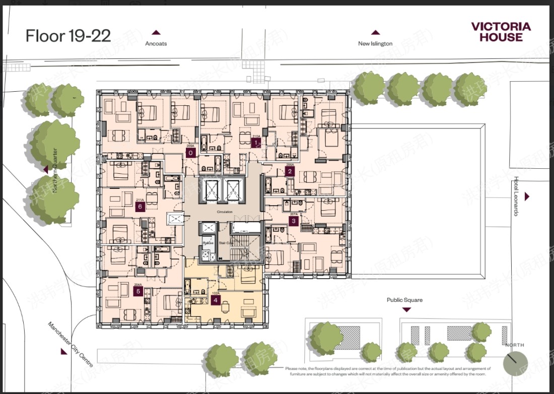 250 Great Ancoats St公寓