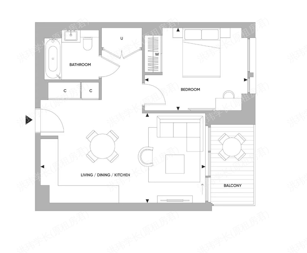 Hampton House | King's Road Park公寓