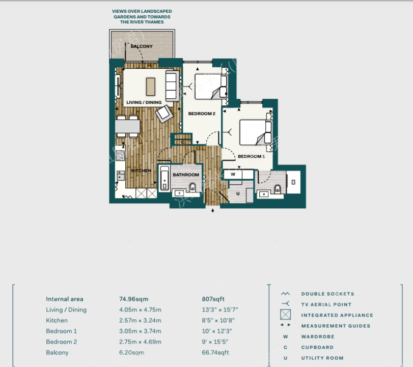 Morris Court | Faulkner House | Staniforth Court | Fulham Reach公寓