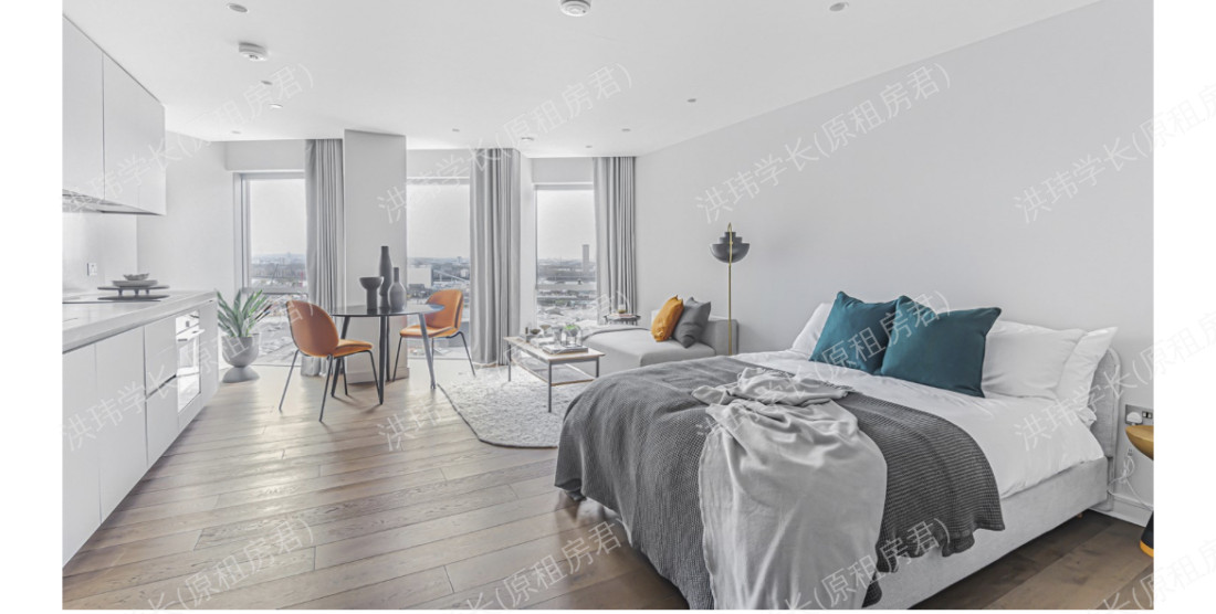 Upper Riverside网红落地窗高级公寓公寓