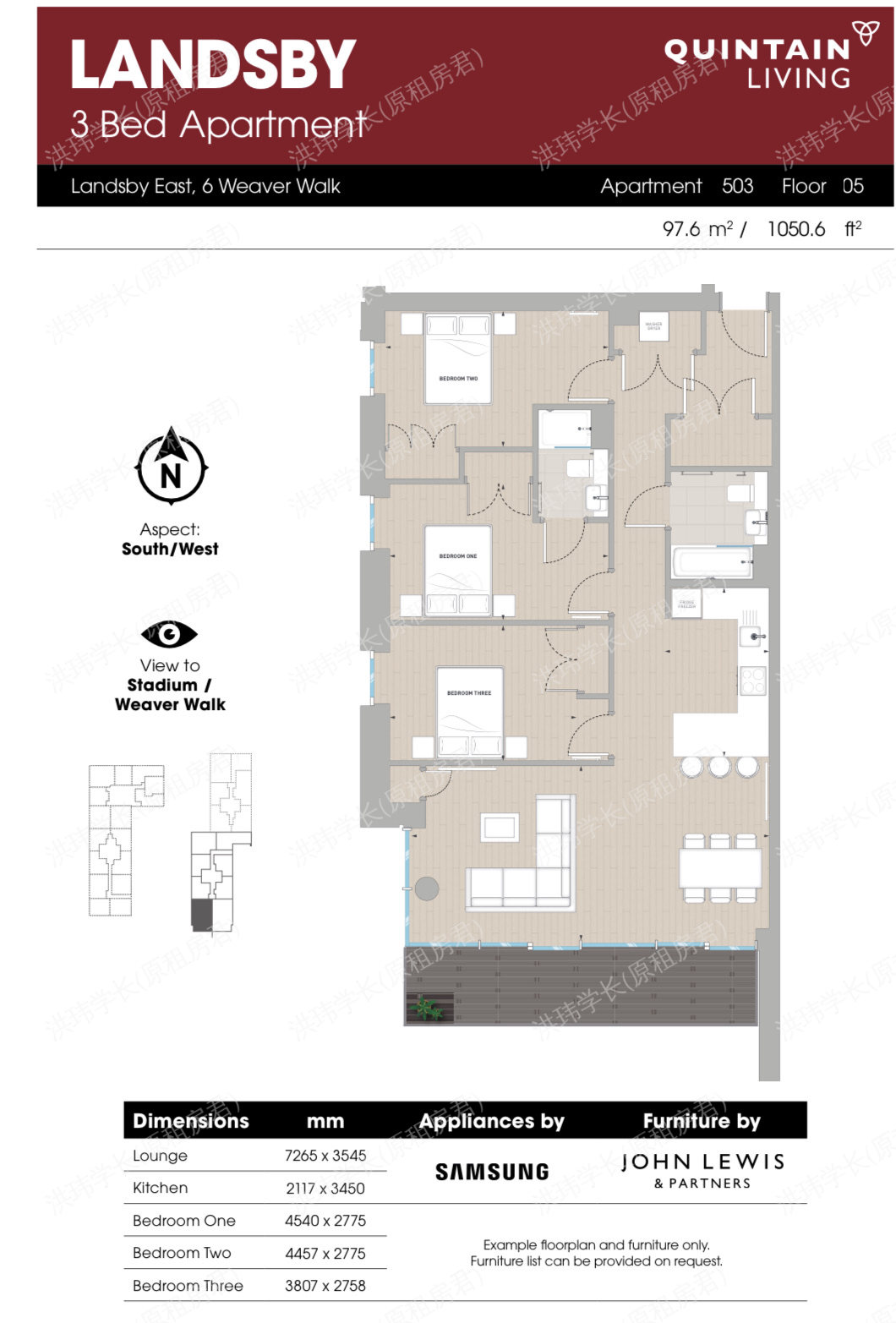 Quintain living — Landsby 公寓