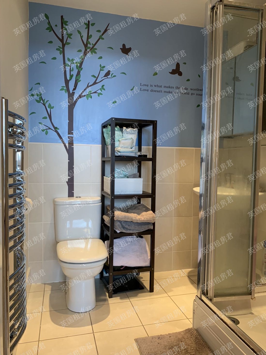 伯明翰市中心2b2b园景公寓整租带车位公寓