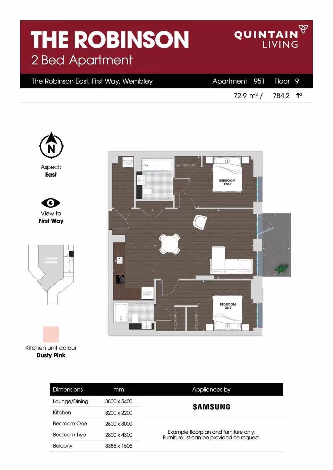 1 Atlantic Crescent 公寓
