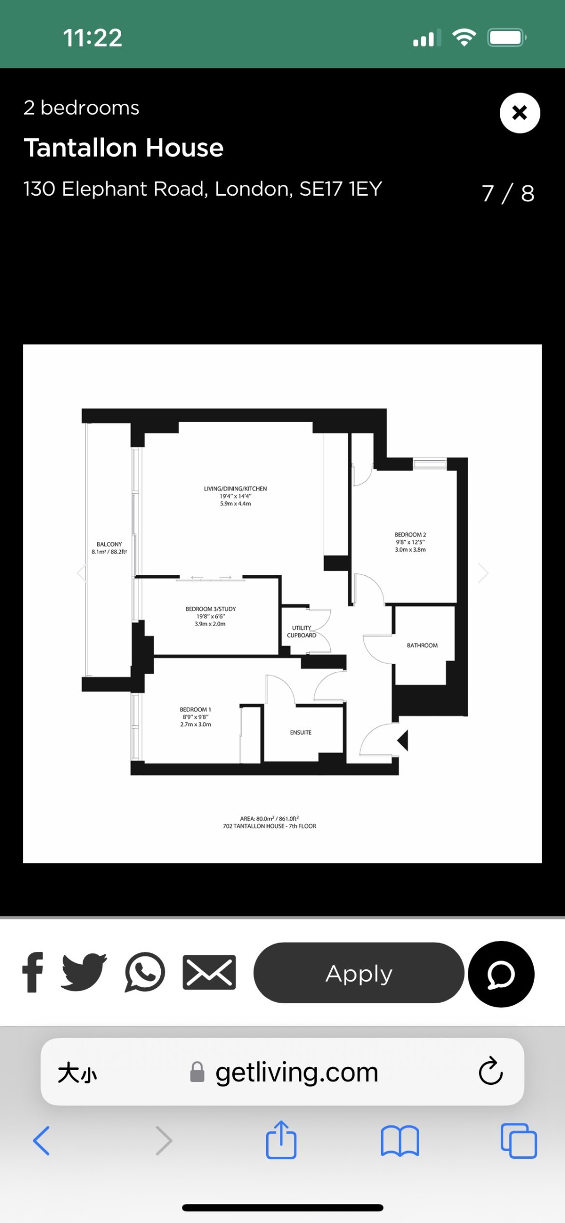 Tantallon House公寓
