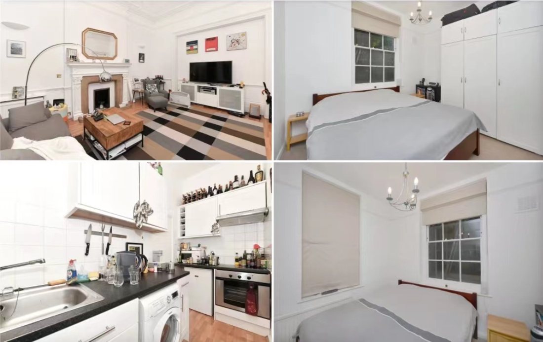 Flat C, 11 Craven Hill，Bayswater, London W2 3EN公寓