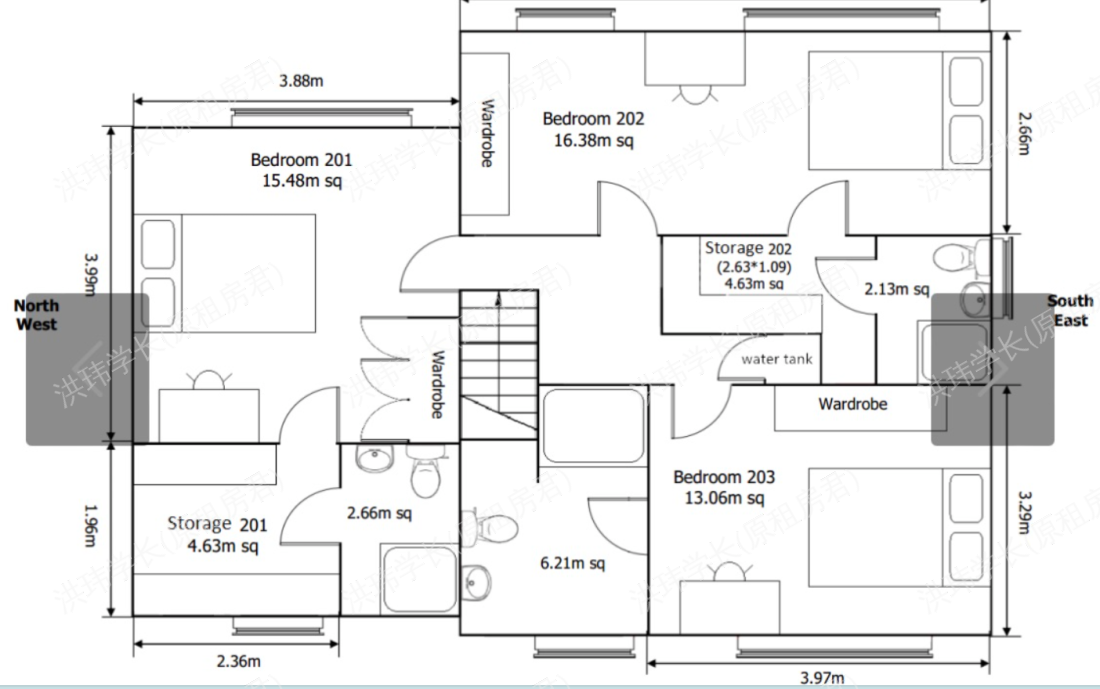Cannon park studio公寓