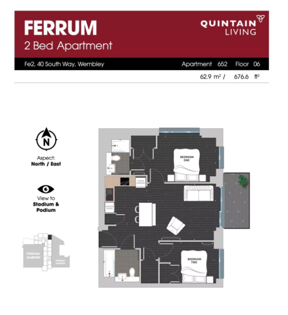 Quintain Living Ferrum公寓