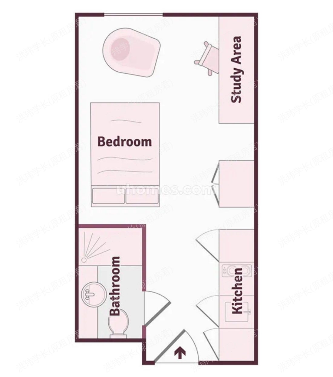 88 Bromsgrove house公寓