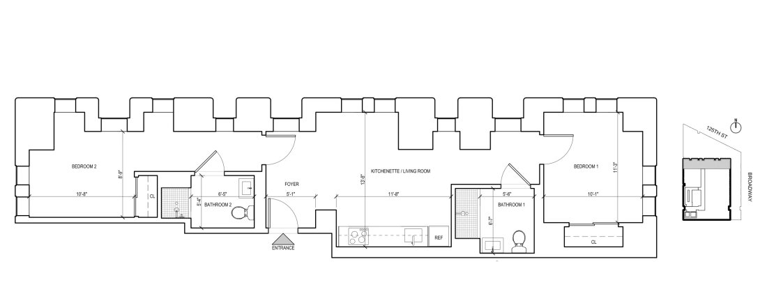 600 W 125th St (Columbia Housing)公寓