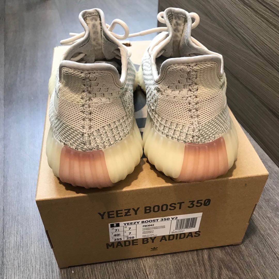 Adidas Yeezy Boost350 V2 citrin UK7