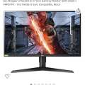 lg 27寸 2K分辨率144hz  电竞显示器